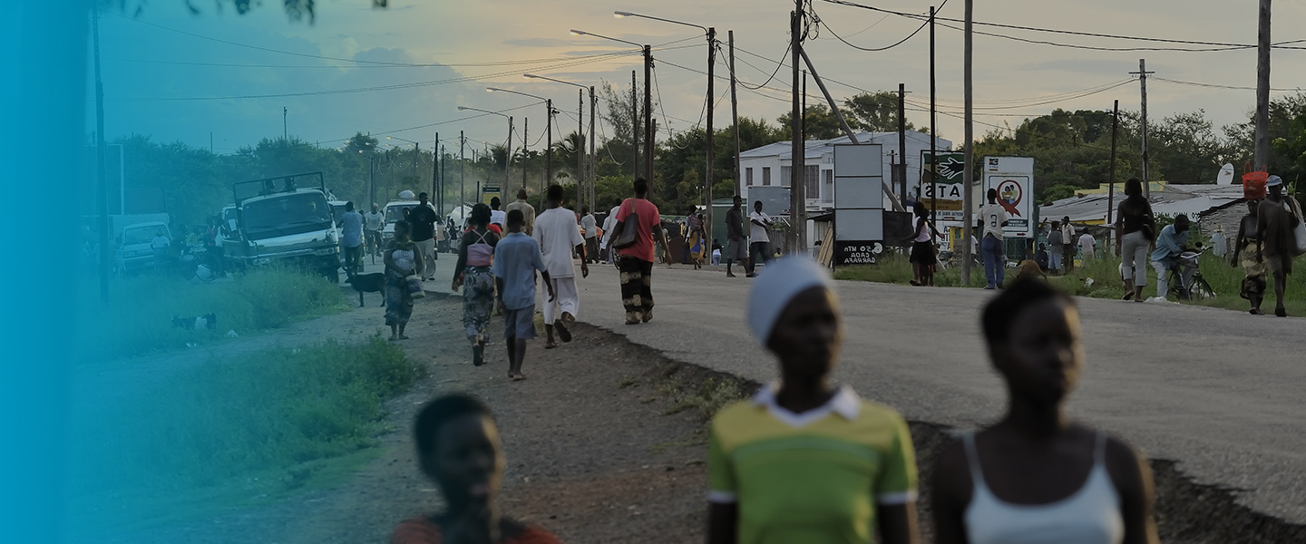 Photo of village in Africa powered